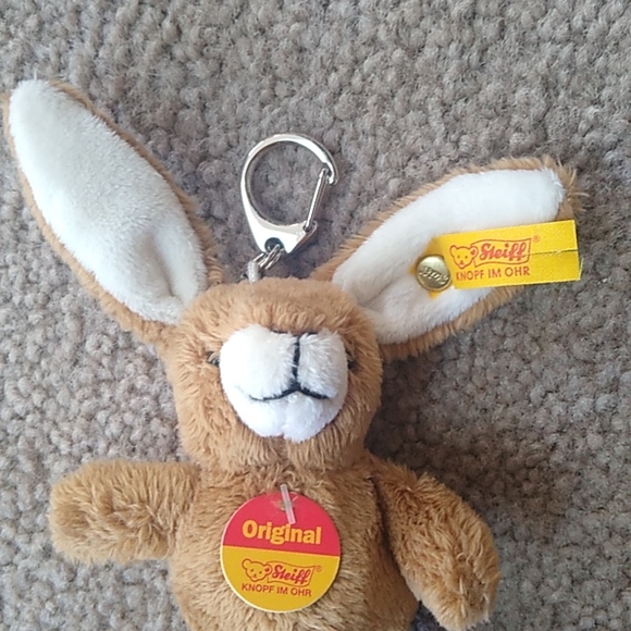Steiff key chain Rabbit 4" - Picture 2 of 9